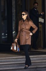 IRINA SHAYK Out and About in Milan 02/22/2019