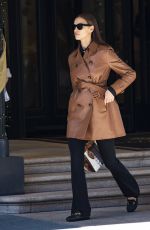 IRINA SHAYK Out and About in Milan 02/22/2019