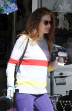ISLA FISHER Out with her Dog in Studio City 02/22/2019