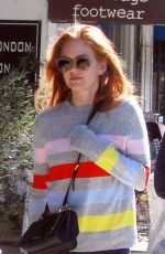 ISLA FISHER Out with her Dog in Studio City 02/22/2019