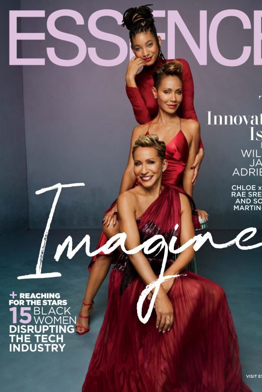 JADA PINKETT SMITH, WILLOW SMITH and ADRIENNE BANFIELD-NORRIS in Essence Magazine, March 2019