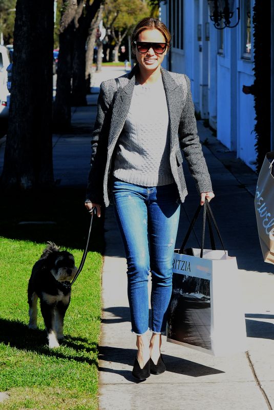 JAMIE CHUNG Out with Her Dog in Beverly Hills 02/06/2019