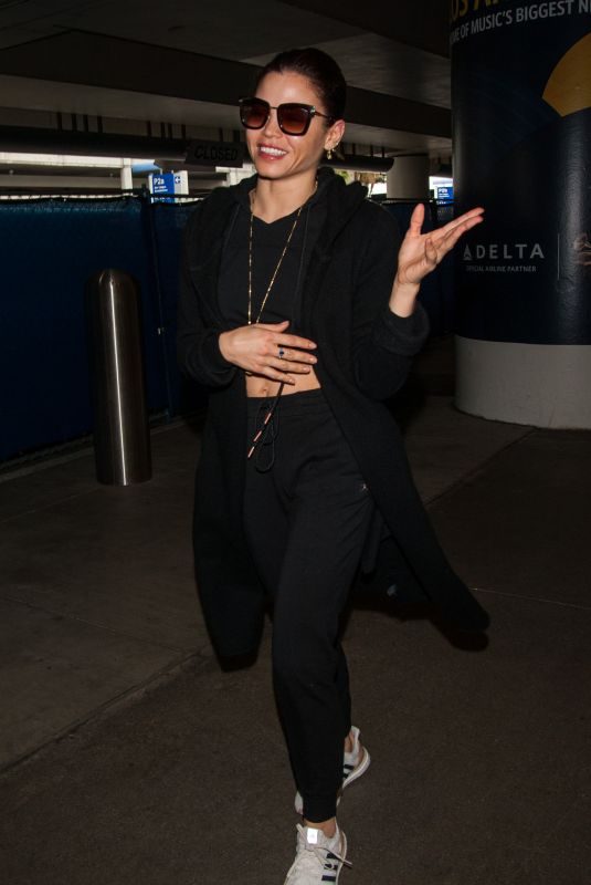 JENNA DEWAN at LAX Airport in Los Angeles 02/20/2019