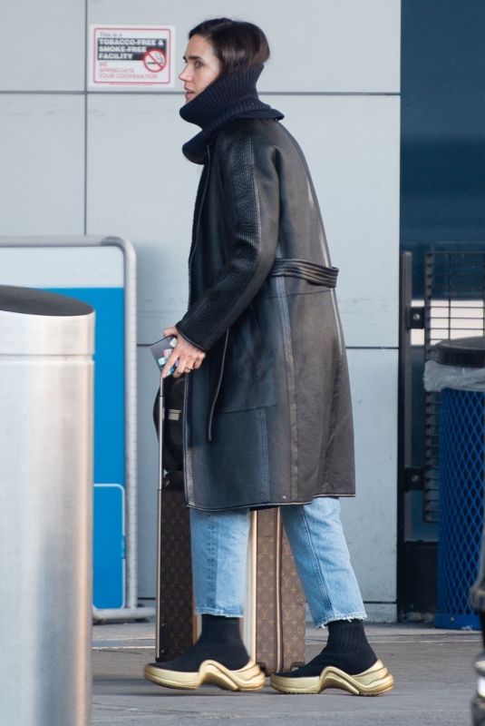 JENNIFER CONNELLY at JFK Airport in New York 02/05/2019