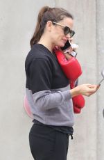 JENNIFER GARNER Arrives at a Boxing Class in Santa Monica 01/31/2019