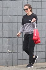 JENNIFER GARNER Arrives at a Boxing Class in Santa Monica 01/31/2019