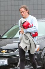 JENNIFER GARNER Leaves Boxing Class in Los Angeles 02/14/2019