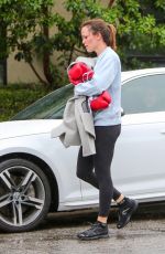 JENNIFER GARNER Leaves Boxing Class in Los Angeles 02/14/2019
