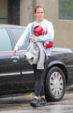 JENNIFER GARNER Leaves Boxing Class in Los Angeles 02/14/2019