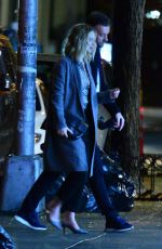 JENNIFER LAWRENCE and Cooke Maroney Arrives at Their Apartment in New York 02/05/2019
