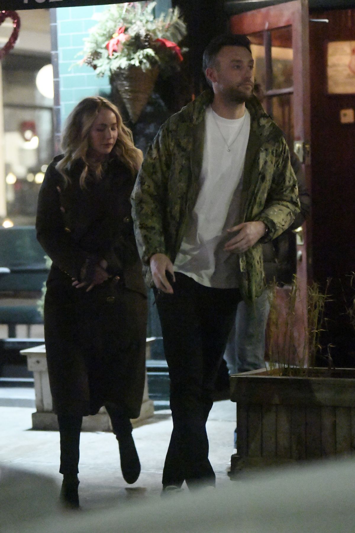 JENNIFER LAWRENCE and Cooke Maroney Out for Dinner in New York 02/02 ...