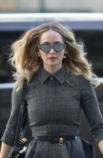 JENNIFER LAWRENCE Arrives at La Societe Restaurant in Paris 02/26/2019