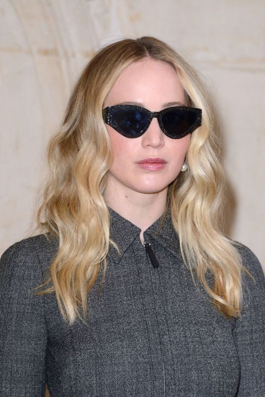 JENNIFER LAWRENCE at Christian Dior Show at Paris Fashion Week 02/26/2019