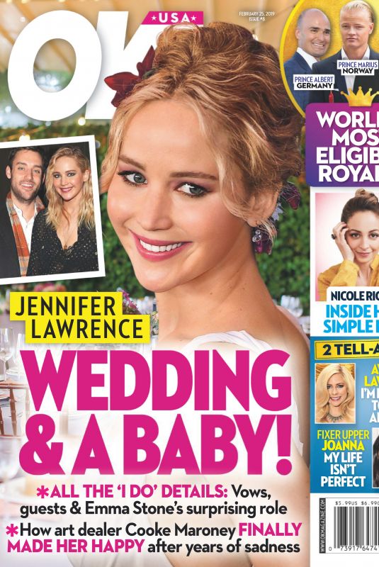 JENNIFER LAWRENCE in OK! Magazine, February 2019