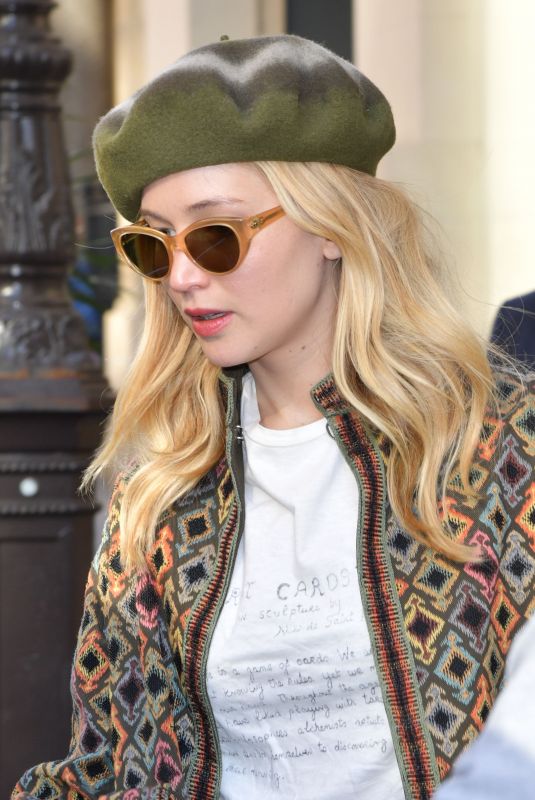 JENNIFER LAWRENCE Out in Paris 02/25/2019