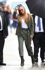 JENNIFER LOPEZ Arrives at Jimmy Kimmel Live! in Los Angeles 02/13/2019