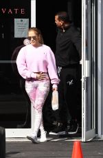 JENNIFER LOPEZ at Somi Fitness in Miami 01/31/2019