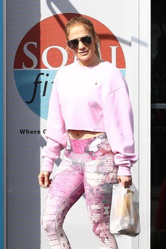 JENNIFER LOPEZ at Somi Fitness in Miami 01/31/2019