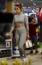 JENNIFER LOPEZ in Tights Shopping Candy in Miami 02/16/2019