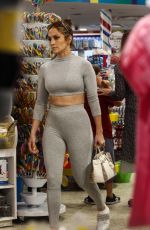 JENNIFER LOPEZ in Tights Shopping Candy in Miami 02/16/2019
