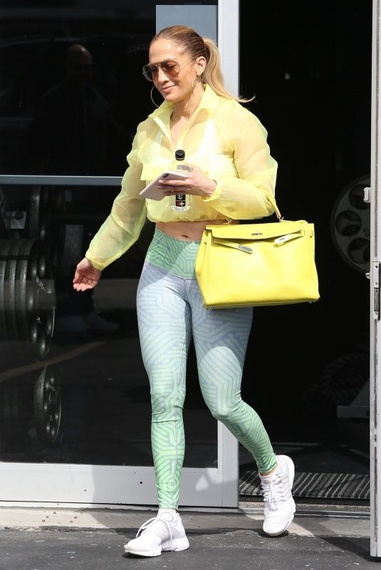 JENNIFER LOPEZ Leaves a Gym in Miami 02/22/2019