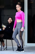 JENNIFER LOPEZ Leaves UFC Gym in Miami 02/19/2019