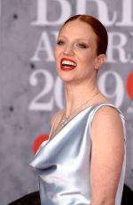 JESS GLYNNE at Brit Awards 2019 in London 02/20/2019