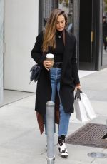 JESSICA ALBA Out Shopping in Beverly Hills 02/17/2019