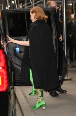 JESSICA CHASTAIN Leaves Her Hotel in New York 02/27/2019