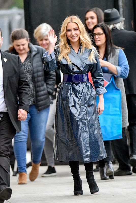 JESSICA ROTHE Arrives at Jimmy Kimmel Live in Los Angeles 02/13/2019