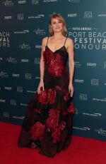 JESSICA SWALE at Newport Beach Film Festival UK Honors 02/07/2019