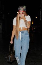 JESY NELSON Leaves Bunga Bunga in London 02/09/2019