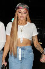 JESY NELSON Leaves Bunga Bunga in London 02/09/2019
