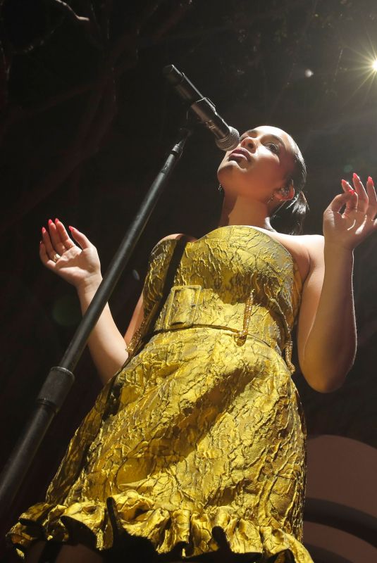 JORJA SMITH Performs at Spotify Best New Artist Party in Los Angeles 02/07/2019