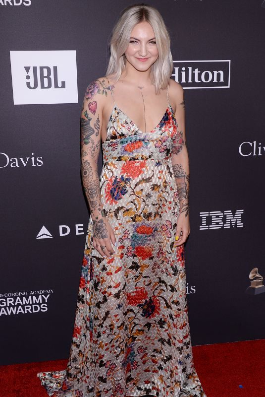 JULIA MICHAELS at Clive Davis Pre-grammy Gala in Los Angeles 02/09/2019