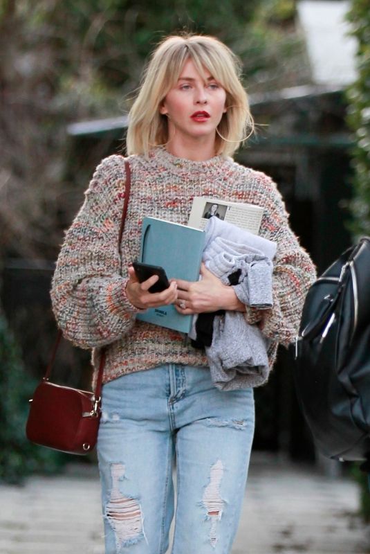JULIANNE HOUGH Leaves Business Meeting in West Hollywood 02/11/2019
