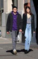 KAIA and Presley GERBER Out in New York 02/15/2019