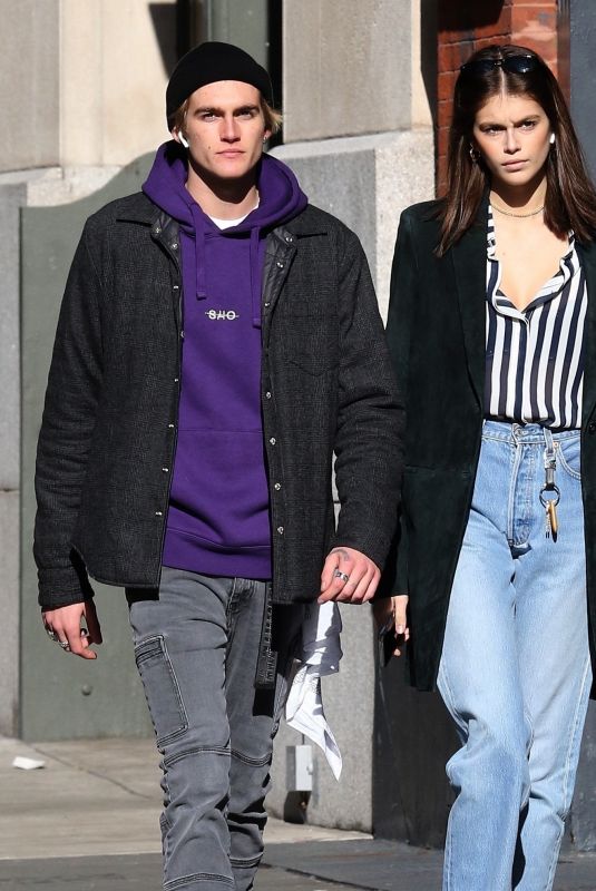 KAIA and Presley GERBER Out in New York 02/15/2019