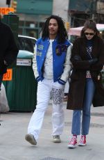 KAIA GERBER and Luka Sabbat Out in New York 02/17/2019