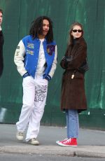 KAIA GERBER and Luka Sabbat Out in New York 02/17/2019