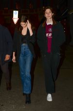 KAIA GERBER and Wellington Grant Night Out in Milan 02/19/2019