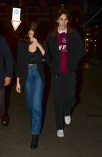 KAIA GERBER and Wellington Grant Night Out in Milan 02/19/2019