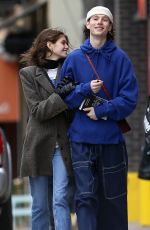 KAIA GERBER and Wellington Grant Out in New York 02/18/2019