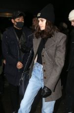 KAIA GERBER Arrives at Coach Show at New York Fashion Week 02/12/2019