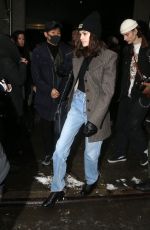 KAIA GERBER Arrives at Coach Show at New York Fashion Week 02/12/2019