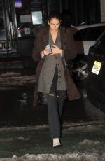 KAIA GERBER Arrives at Her Hotel in New York 02/12/2019
