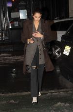 KAIA GERBER Arrives at Her Hotel in New York 02/12/2019