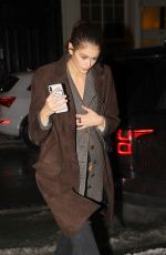 KAIA GERBER Arrives at Her Hotel in New York 02/12/2019