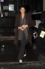 KAIA GERBER Arrives at Her Hotel in New York 02/12/2019