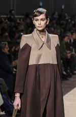 KAIA GERBER at Fendi Runway Show at Milan Fashion Week 02/21/2019